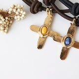 Collar corto mujer cruz MILU CRUZEA