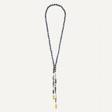 COLLAR PIEDRA NATURAL AZUL MARINO ÉMOLO