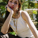 Collar largo multiposición para mujer CANOE ARO YUM
