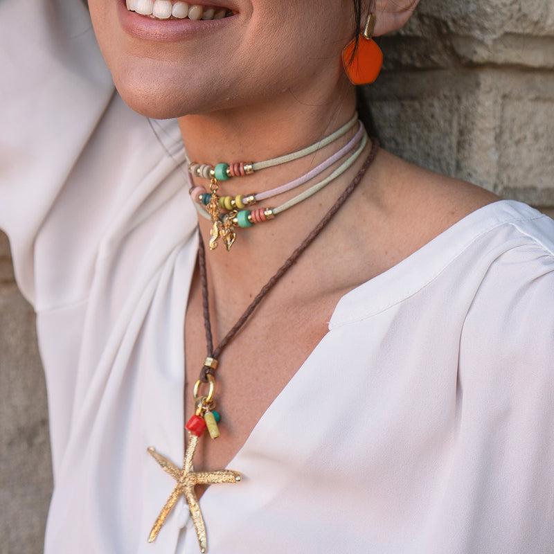 Collar largo mujer ajustable SERENIDAD ESTRELLA Monsul