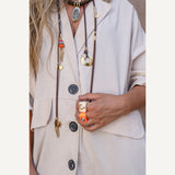 Collar largo multiposición Kiana Abierto