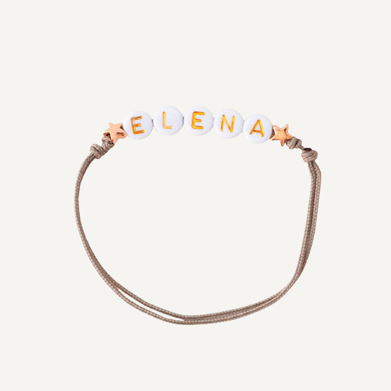 ÉMOLO PULSERA PERSONALIZADA CHENILLE TOPO