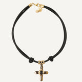 Collar corto mujer cruz MILU CRUZEA