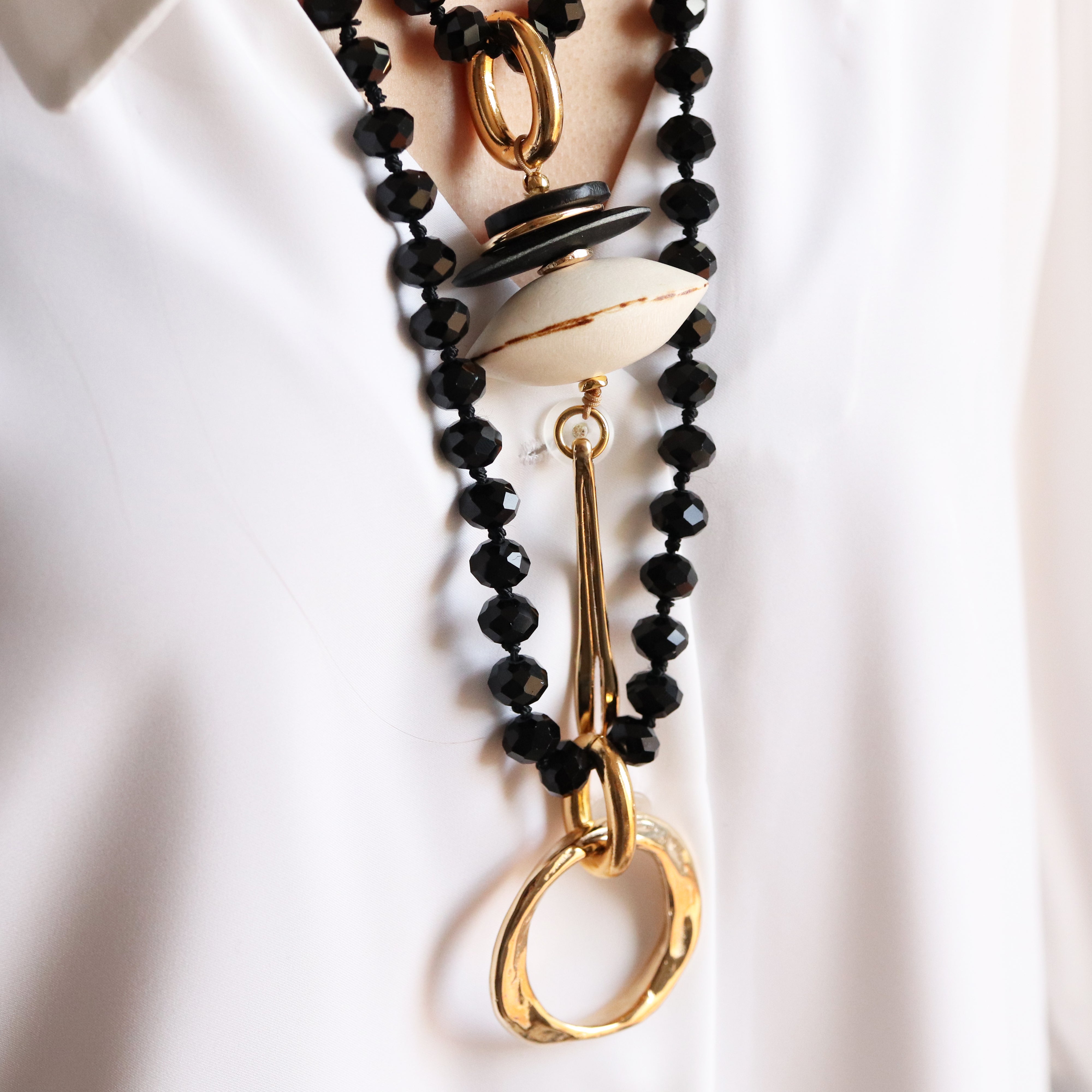 ODRI MUSHA Multi-position necklace