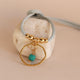 Collar NYAMAN Miz color azul bebé con piedras naturales