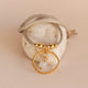 Collar NYAMAN Miz color beige con piedras naturales