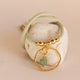 Collar NYAMAN Miz color mint con piedras naturales