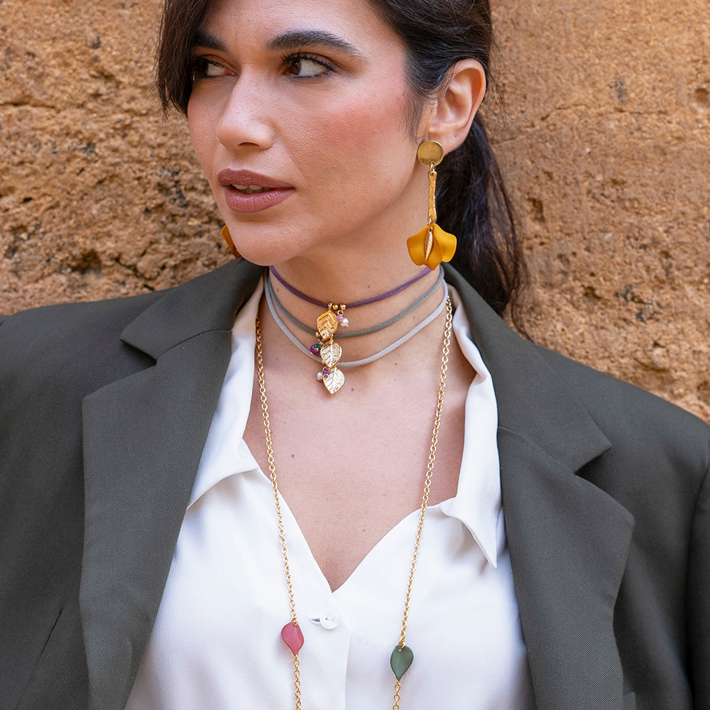 Pendientes BERAKA Palito con moneda