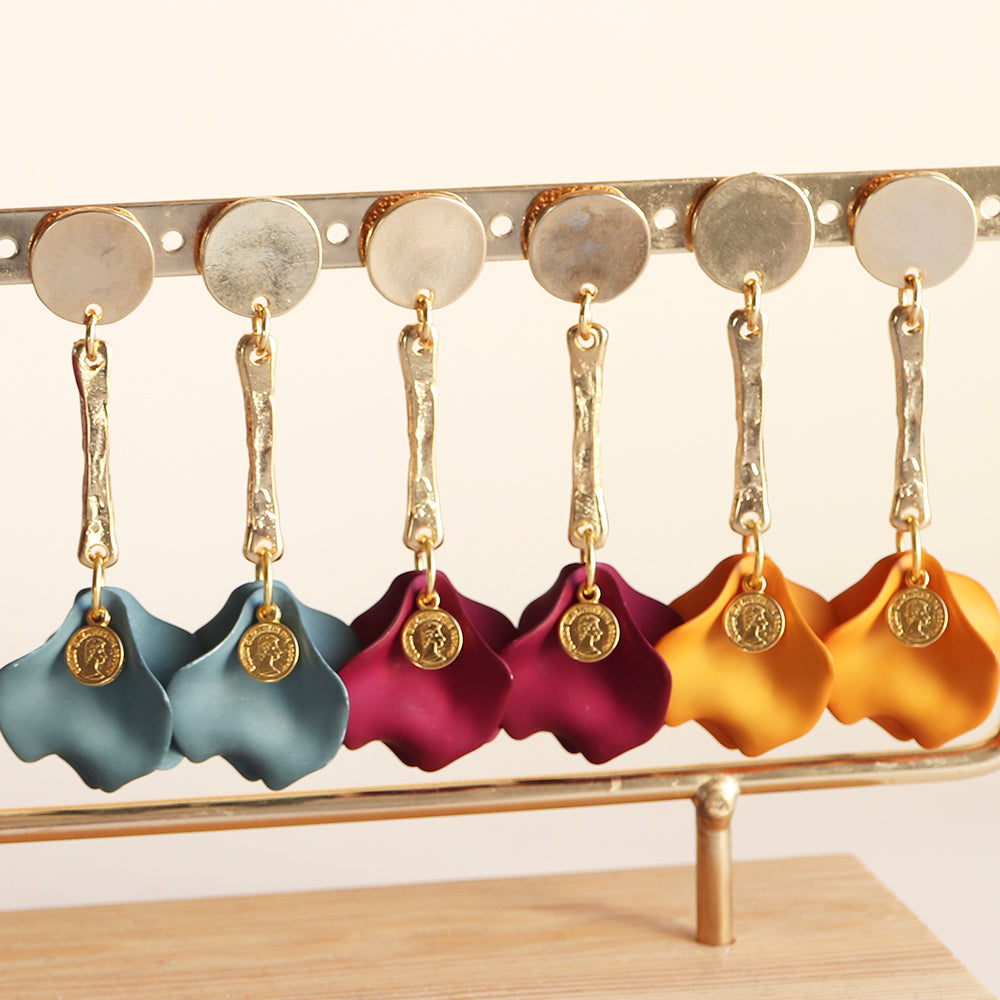 Pendientes BERAKA Palito con moneda