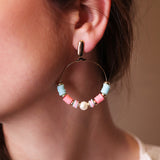 PENDIENTES COLORES PASTEL ÉMOLO AROS