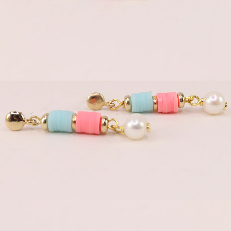 PENDIENTES COLORES ÉMOLO LARGOS PASTEL