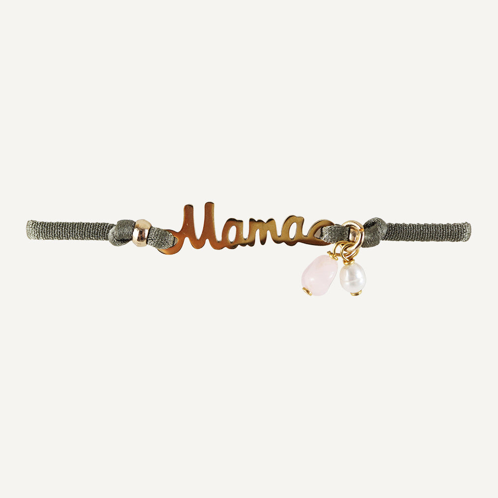 PULSERA MAMA AJUSTABLE ÉMOLO KAKI