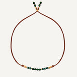 PULSERA COLLAR PIEDRA NATURAL ÉMOLO THEA VERDE