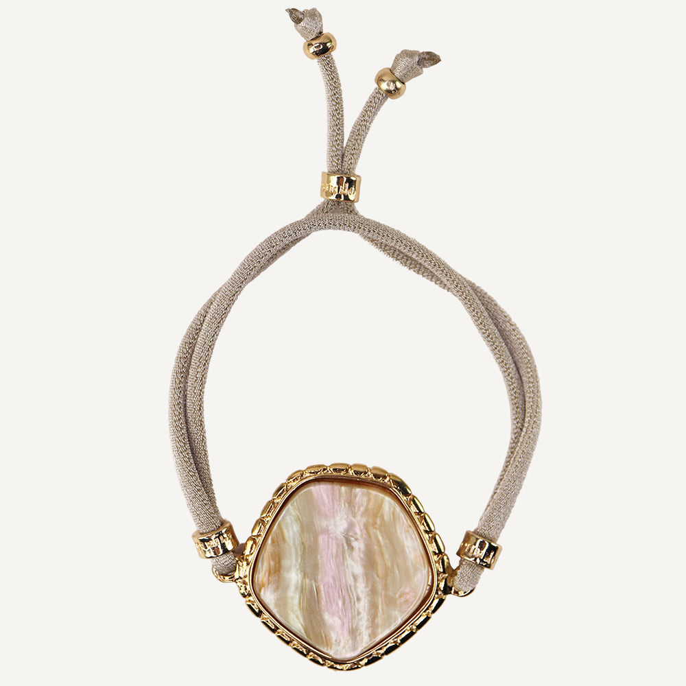 PULSERA COLORES PENTAS ÉMOLO BEIGE