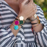 pulsera piedra color natural