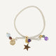 Miz Estrellita bracelet in beige with golden star — Émolo