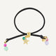 Miz Estrellita bracelet in black with golden star — Émolo