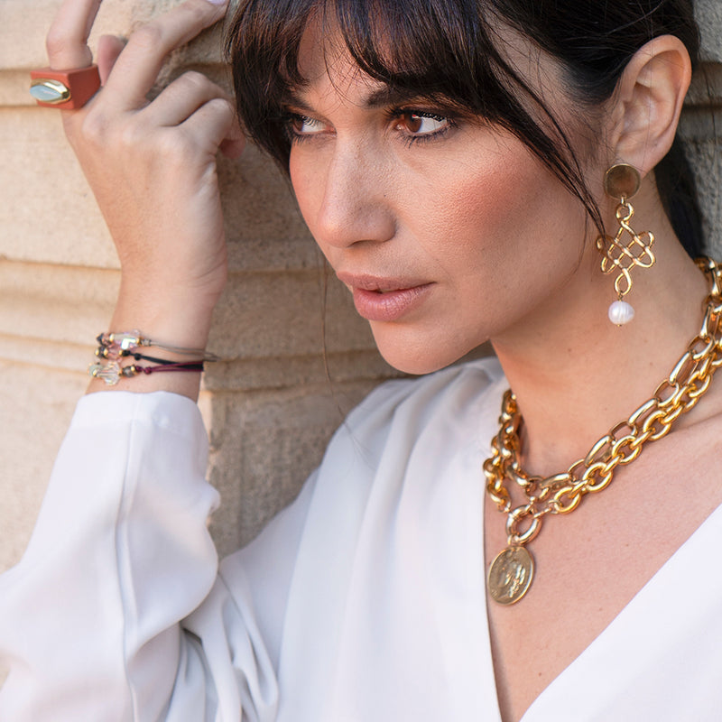 Pulsera cruz ajustable SWAROVSKY