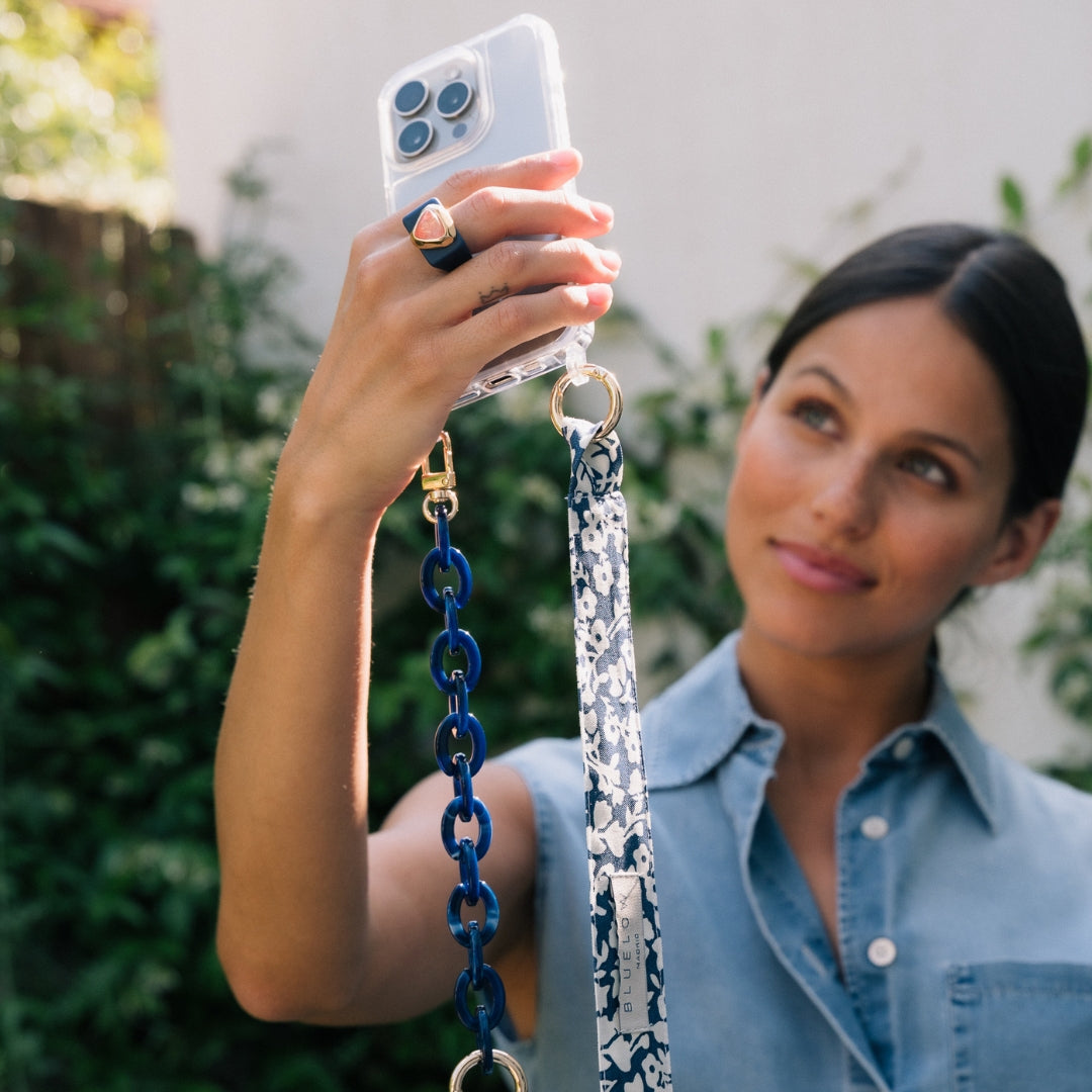 Anillo azul marino con piedra natural cuarzo sandia-anillo-Émolo