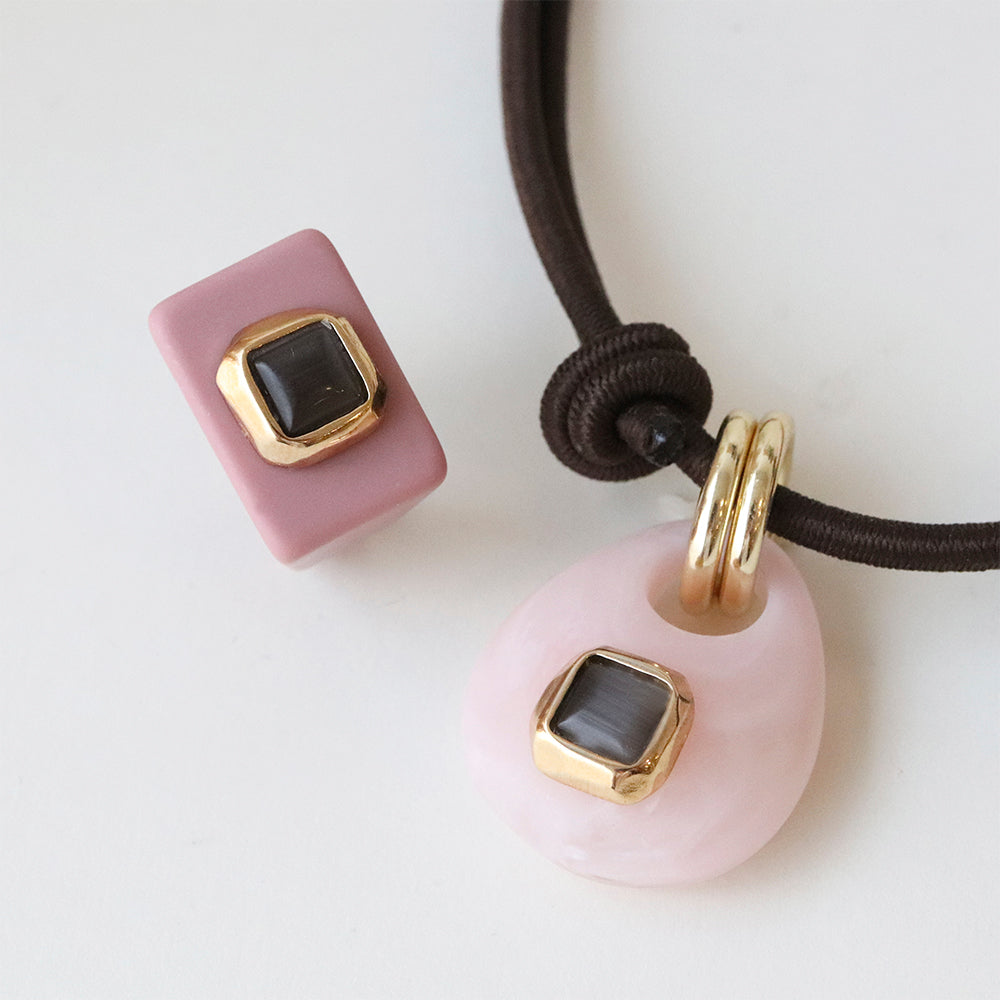 Anillo Rosa Viejo con selenita gris SAIRA-anillo-Émolo