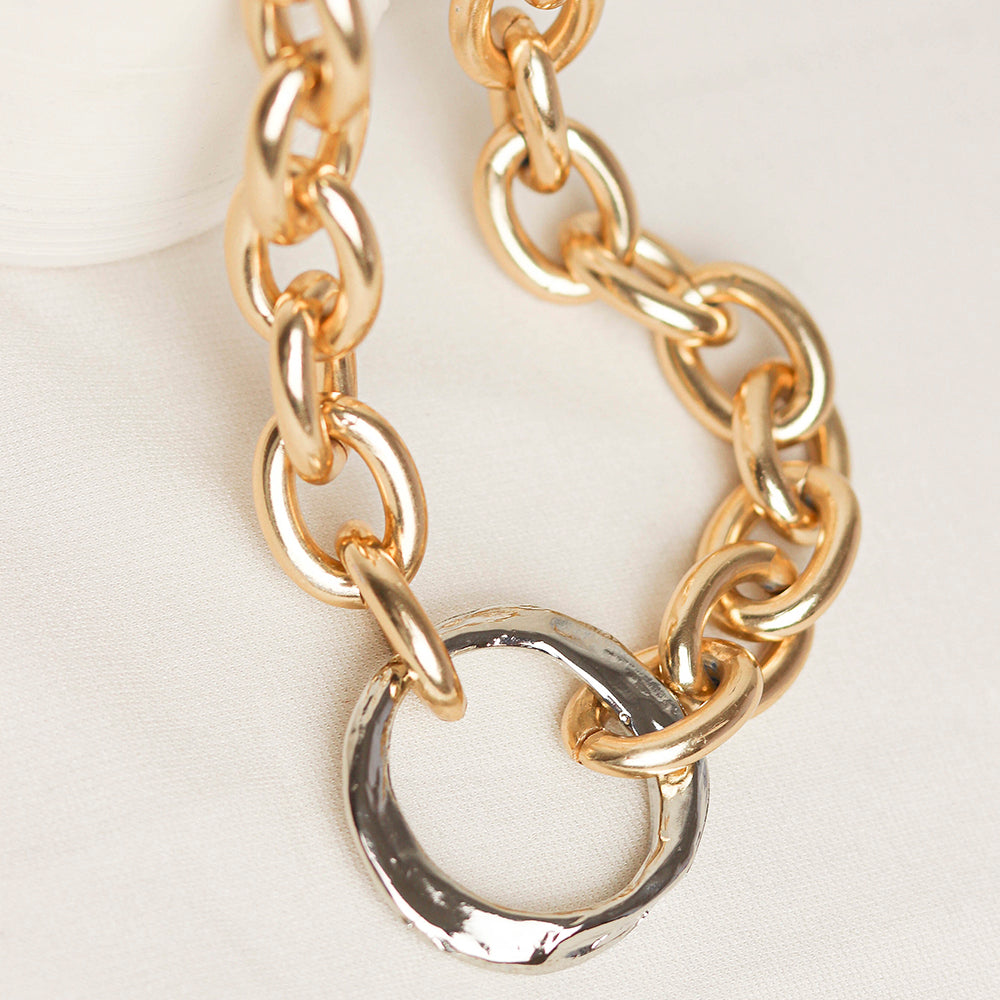 Collar CHAINET ARO-collar cadena corto-Émolo