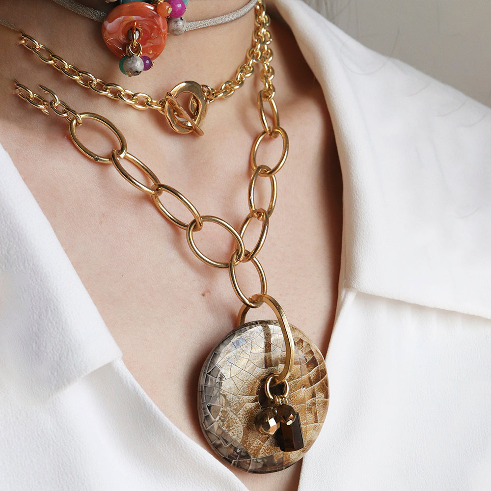 Collar CLAY CADENA Largo-collar largo-Émolo