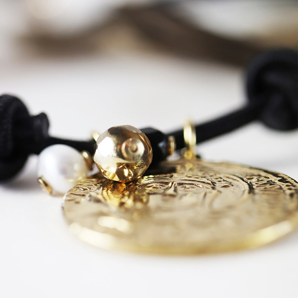 Collar corto moneda Auriga-collar corto-Émolo