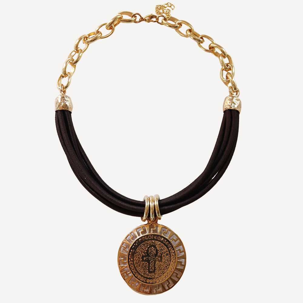 Collar corto mujer Ency MET-collar corto-Émolo