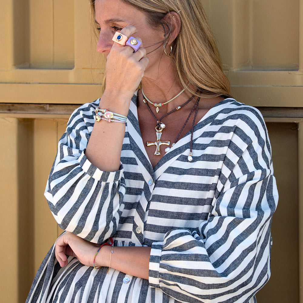 Collares largos elegantes TESSABIT Monsul-collar largo-Émolo