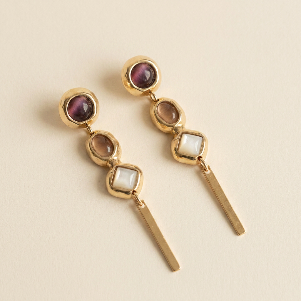 Pendientes Event Lila Barrette