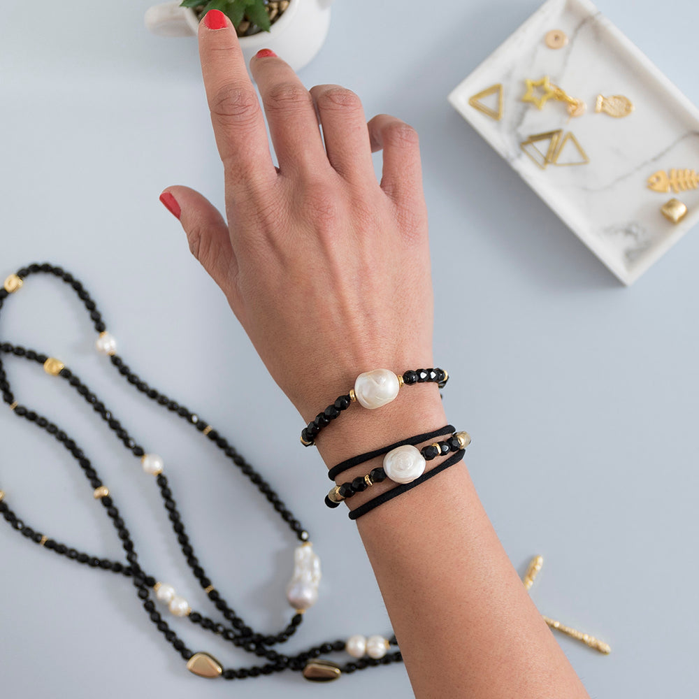 Dué THEA-collar perlas-Émolo