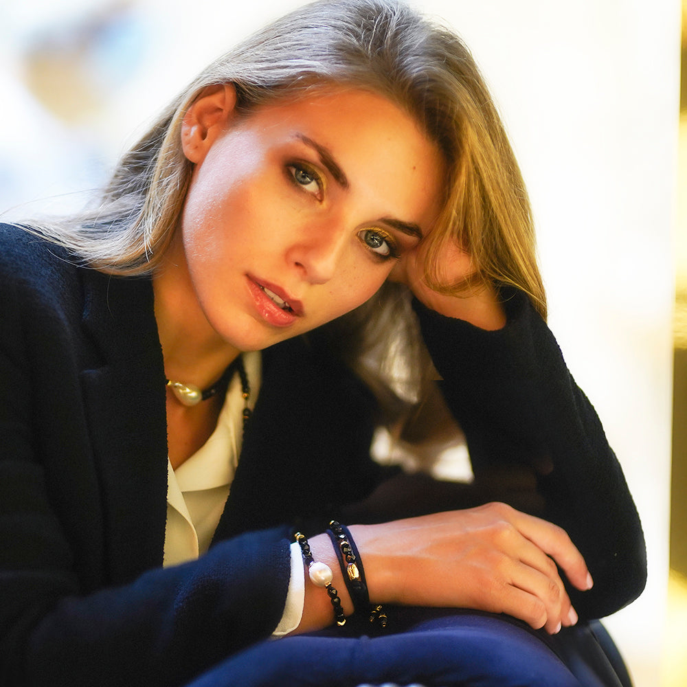 Dué THEA-collar perlas-Émolo