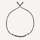 EMOLO THEA BLACK NATURAL STONE BRACELET NECKLACE