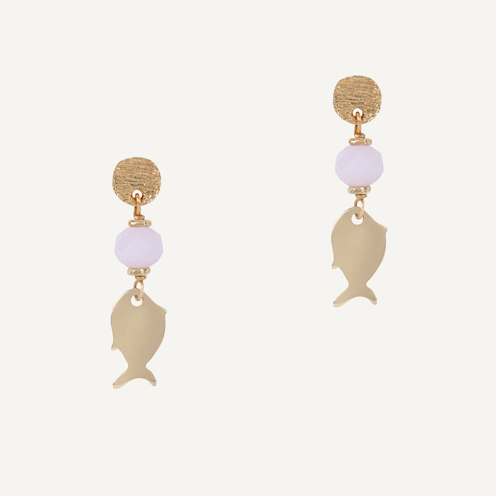 Pendientes dorados para mujer APPY-pendientes-Émolo