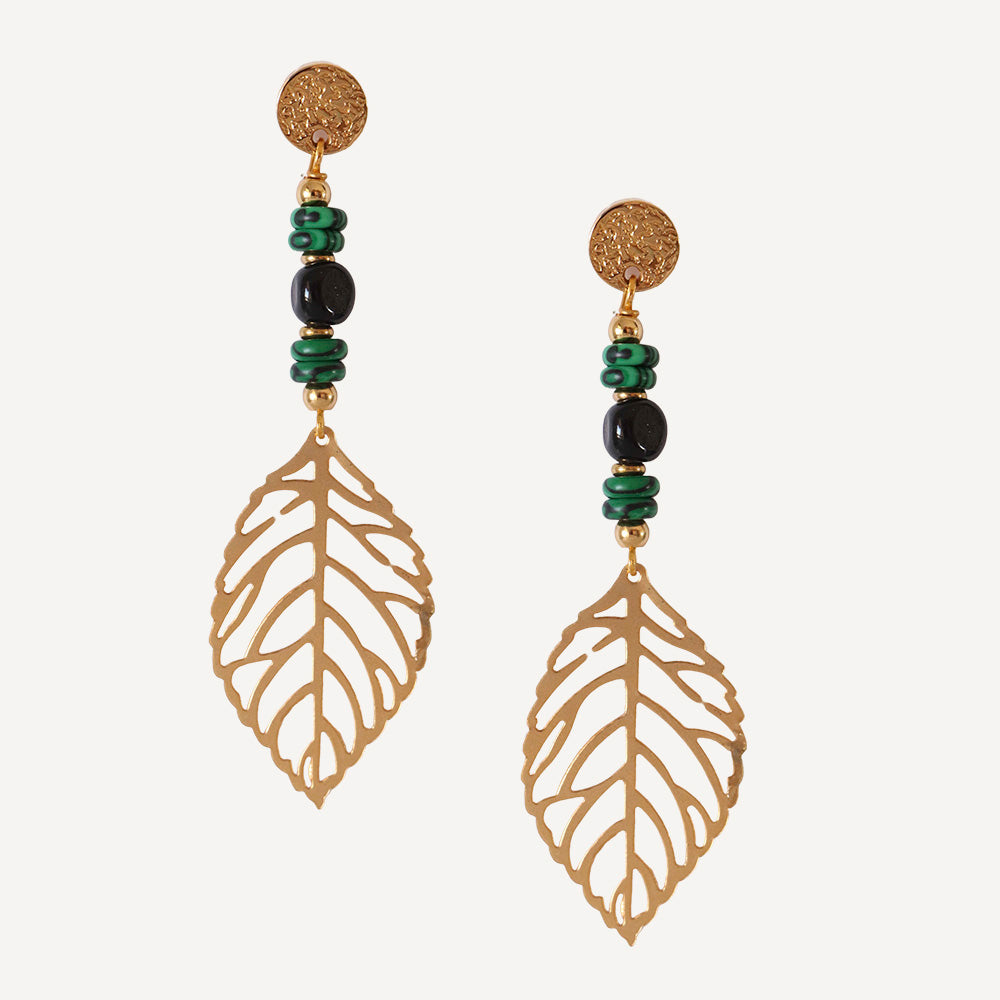 Pendientes Paris Malaquita-pendientes-Émolo