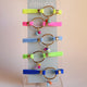 Set of adjustable women's bracelets, handmade in Spain, fluorescent color