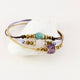 EMOLO ADJUSTABLE BRACELET WITH NATURAL STONES