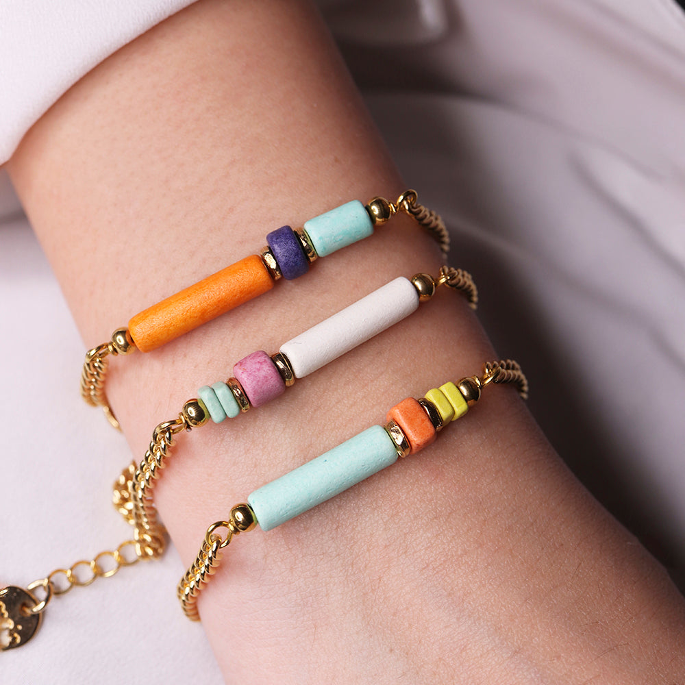 Women's gold chain bracelet