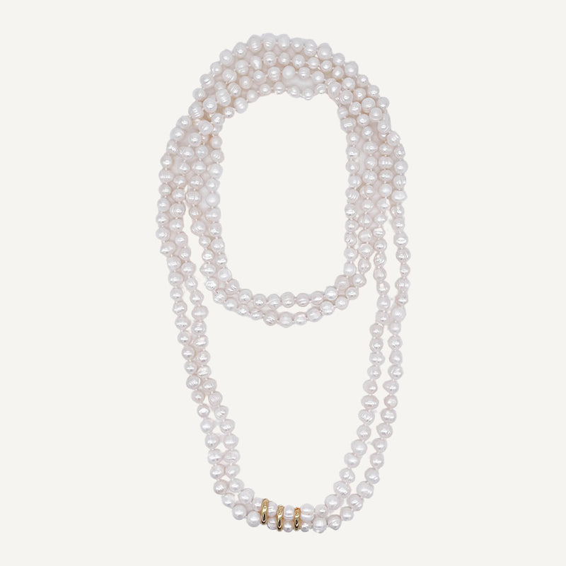 collar de perlas largo