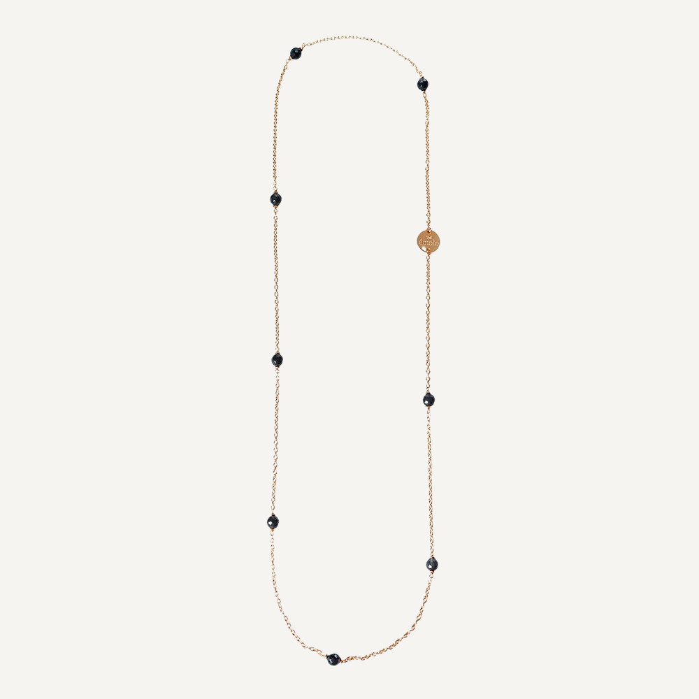 Lizzy Grey Crystal Stone Necklaces