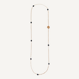 Collares de piedras de cristal Lizzy Gris