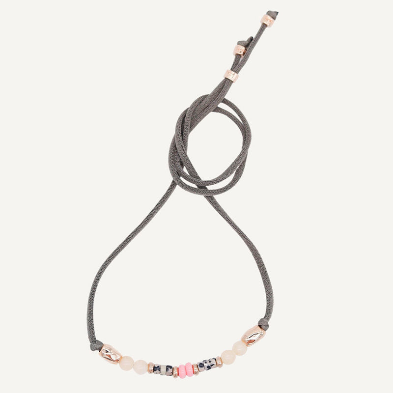 PULSERAS AJUSTABLES DUE BRASEN ÉMOLO BEIGE