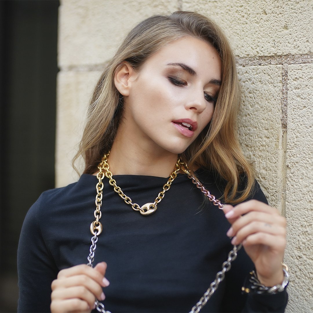 Collar CHAINET Calabrote-collar cadena corto-Émolo