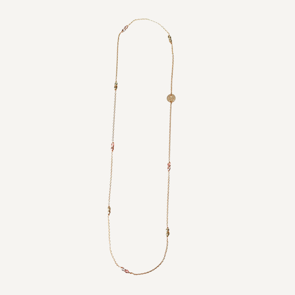 Collar Lizzy Neutro-collar cadena largo-Émolo
