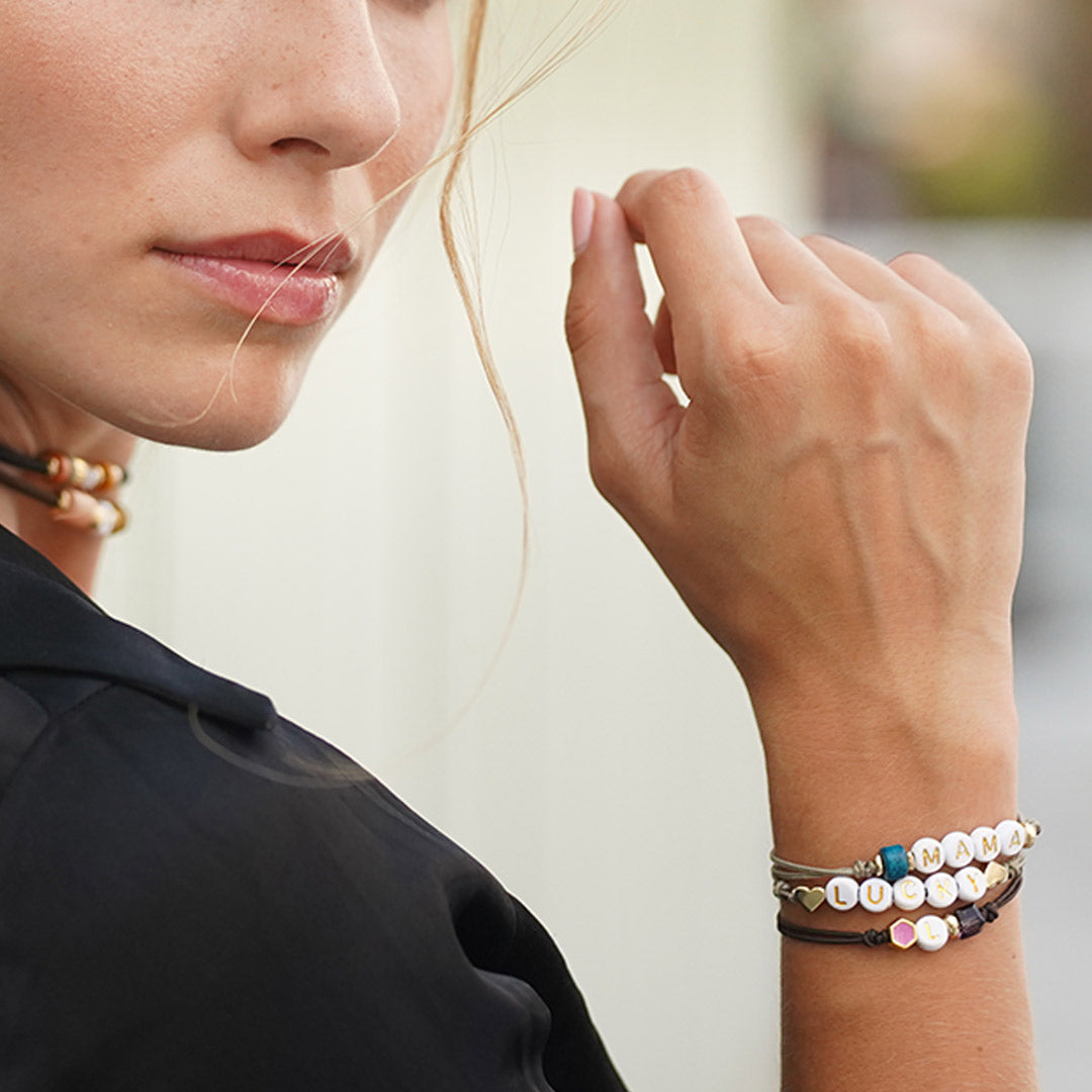 Personalized Chenille Bracelet