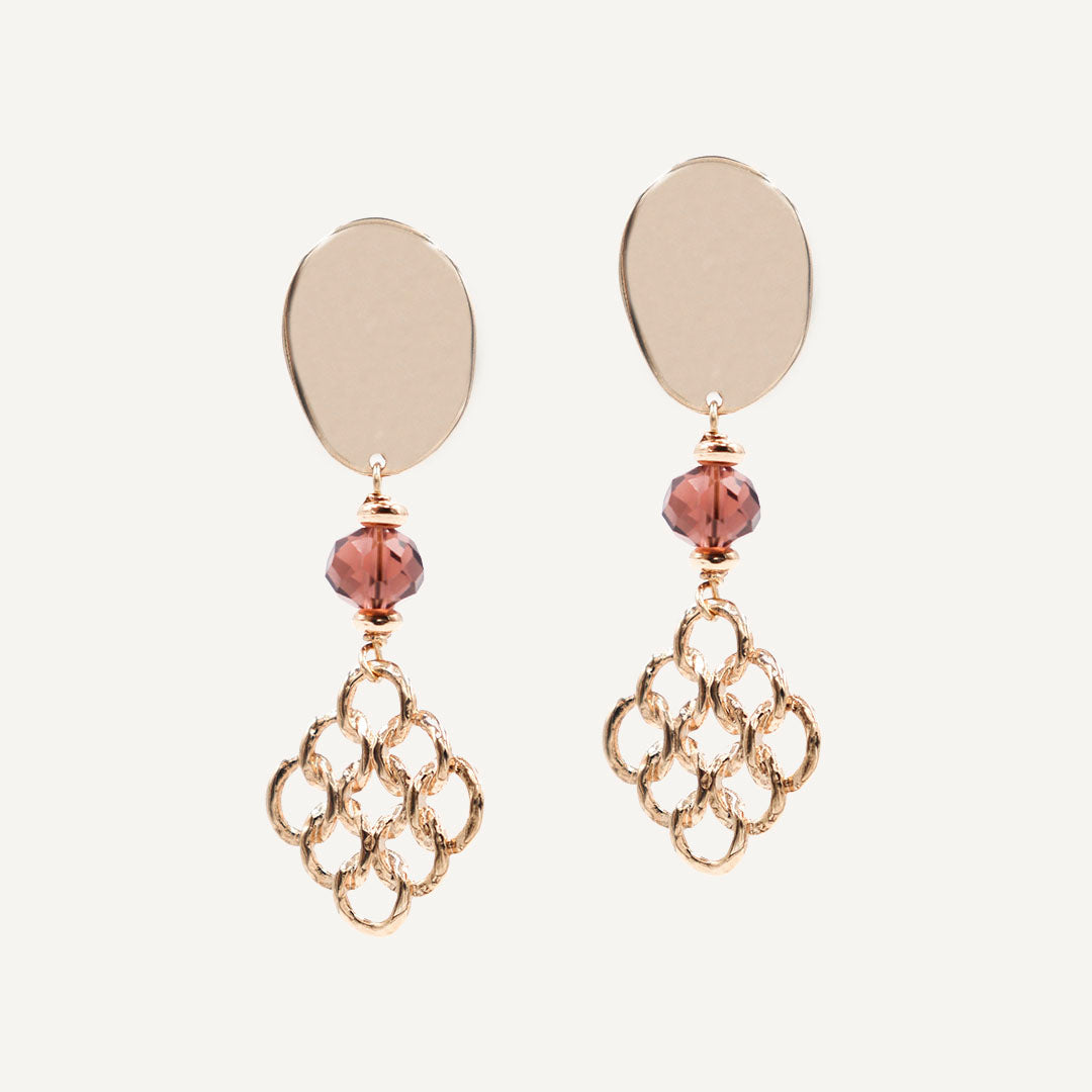 Pendientes ALHAMBRA Cristal-pendientes con piedras-Émolo